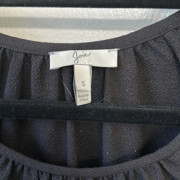 Black joie top with button detailing - Picture 2 of 3